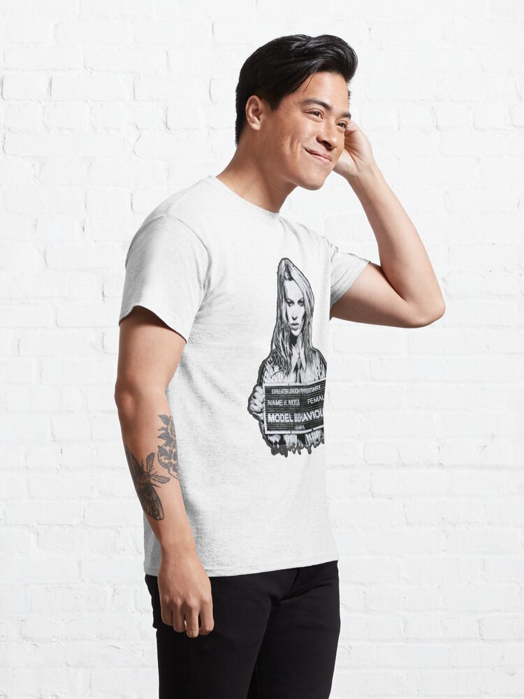 Alternate view of Kate Moss Stencil from London Classic T-Shirt