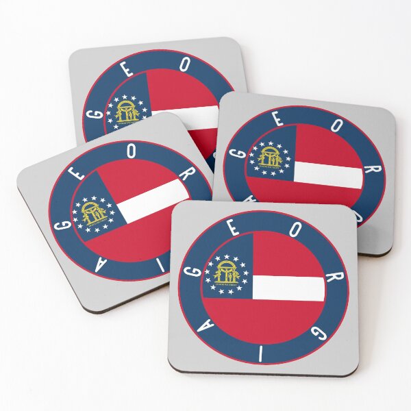 Item preview, Georgia Flag Decal designed and sold by Decal Mania.