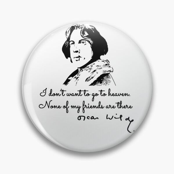 Item preview, Oscar Wilde Quote sticker designed and sold by brunodlo.