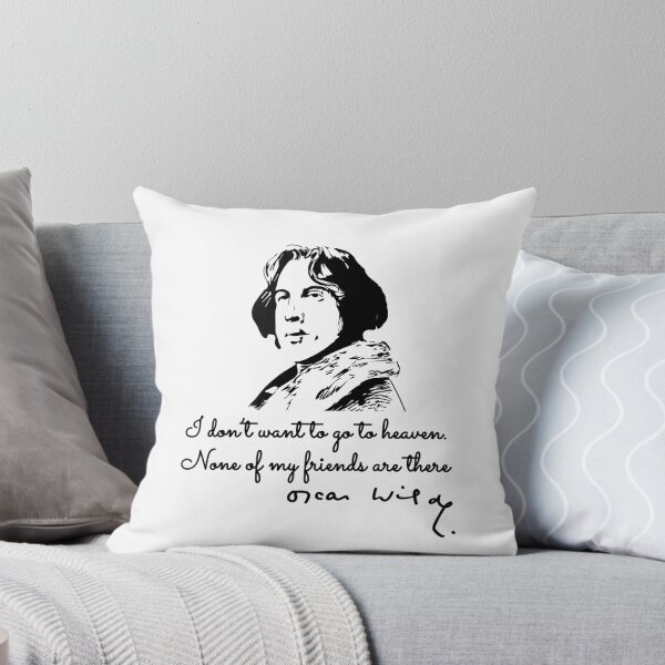 Item preview, Oscar Wilde Quote sticker designed and sold by brunodlo.
