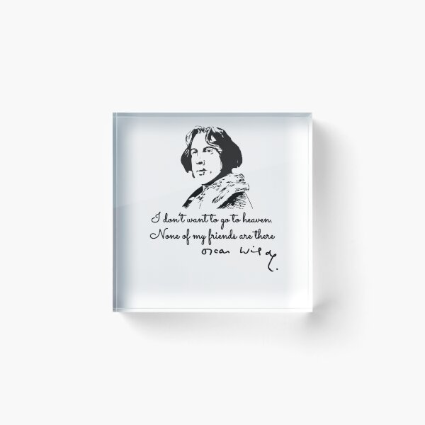 Item preview, Oscar Wilde Quote sticker designed and sold by brunodlo.