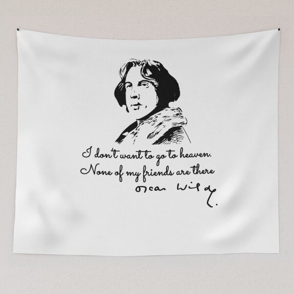 Item preview, Oscar Wilde Quote sticker designed and sold by brunodlo.