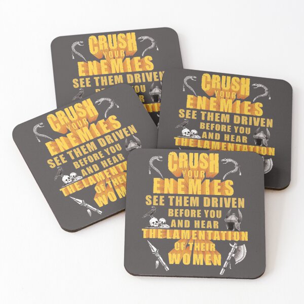 Item preview, crush your enemies designed and sold by sampalisdesign.