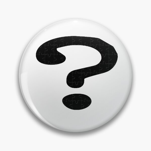 Item preview, Black question mark designed and sold by Davidfs.
