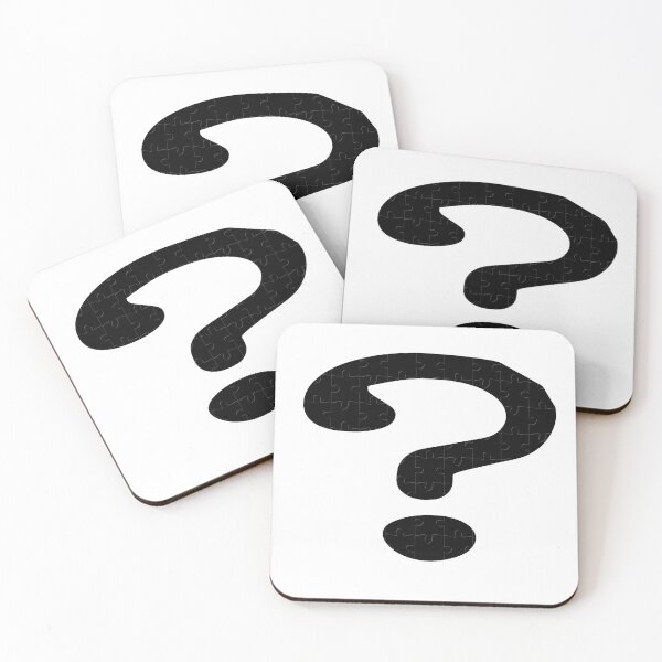 Item preview, Black question mark designed and sold by Davidfs.