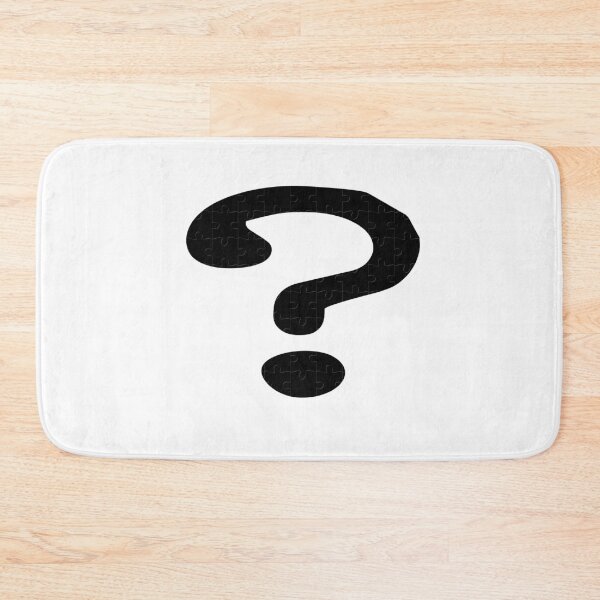 Item preview, Black question mark designed and sold by Davidfs.