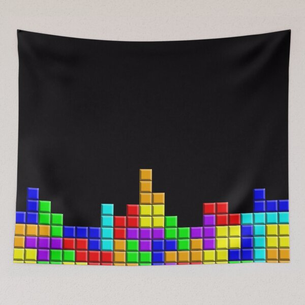 Item preview, tetromino pattern designed and sold by ImagineKaye.