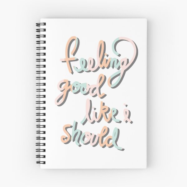 Item preview, Feeling Good Like I Should Transparent Background Poster/Sticker designed and sold by Megiley.