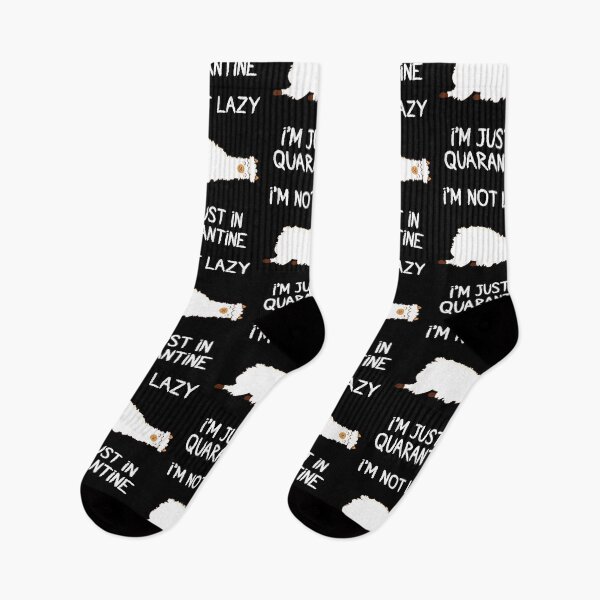 Item preview, I'm Not Lazy I'm Just In Quarantine  designed and sold by Merch By ika.