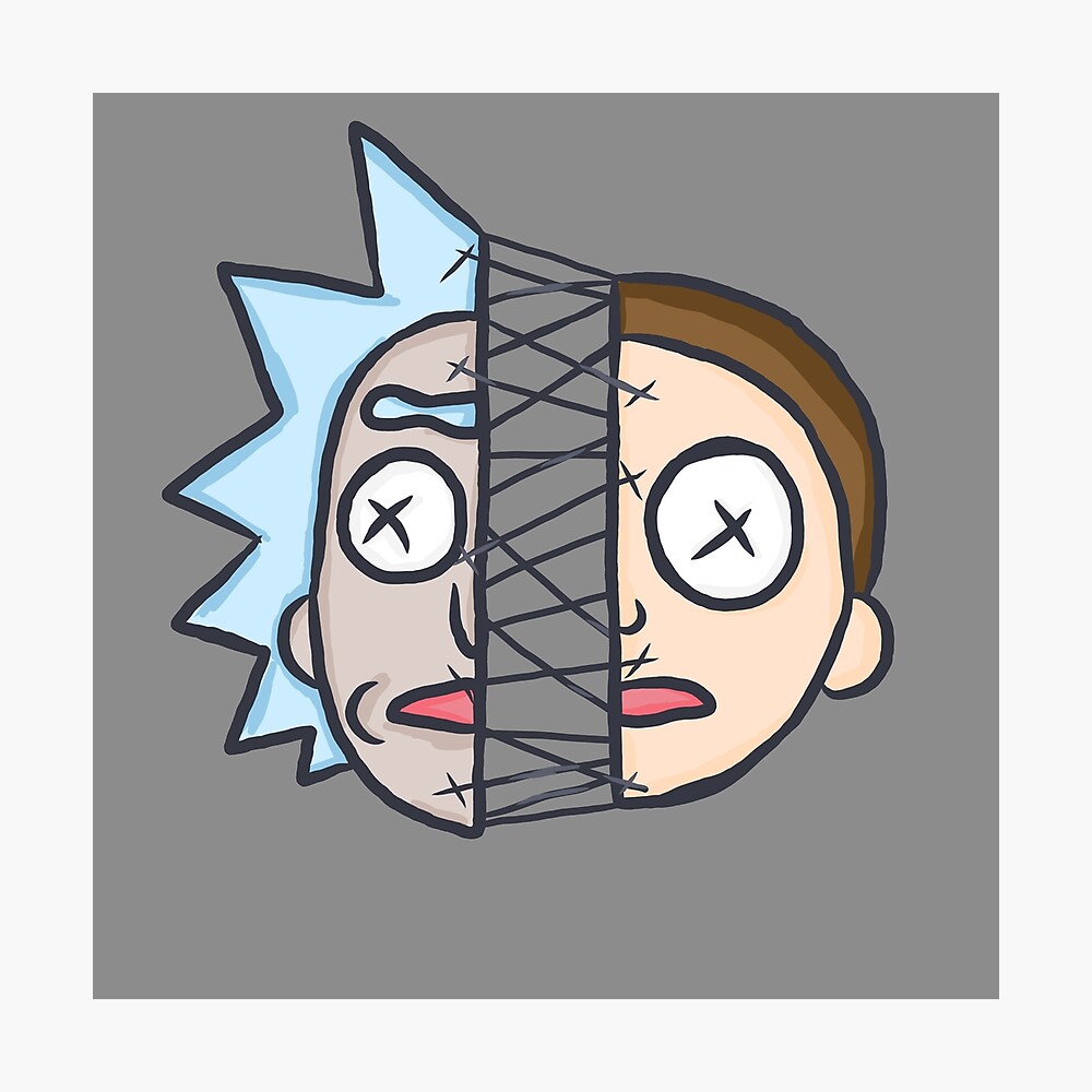 Albums 91 Wallpaper Rick And Morty Half Face Sharp