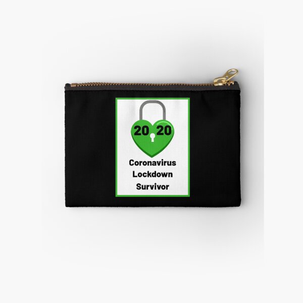 Item preview, A light green heart-shaped lock with the words Coronavirus Lockdown Survivor 2020  designed and sold by AnnaBBS.