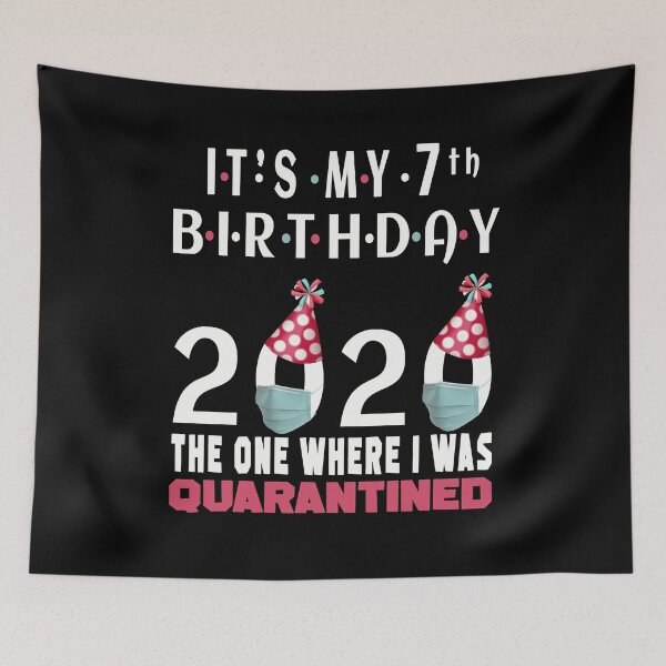 Artikelvorschau, Es ist mein 7. Geburtstag 2020 Der, wo ich soziale Distanzierungsgeschenke unter Quarantäne stelle entworfen und verkauft von AnimaLovers.