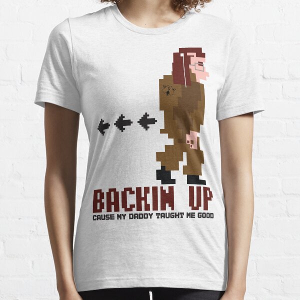 DAV Brandz Backin Up Lady Pixel Tee Essential T-Shirt
