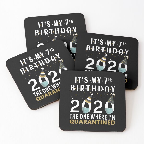 Item preview, Its My 7th Birthday 2020 The One Where Im Quarantined Social Distancing Gifts  designed and sold by AnimaLovers.