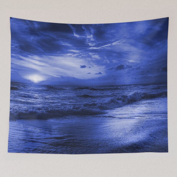 Item preview, Ocean Sunset Blue designed and sold by HeadRubble.