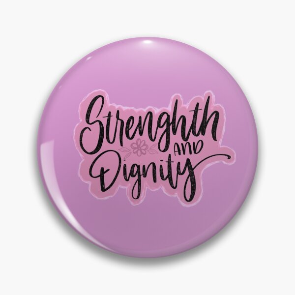 Item preview, Strength and Dignity - Biblical Sticker designed and sold by ScriptBySteph.