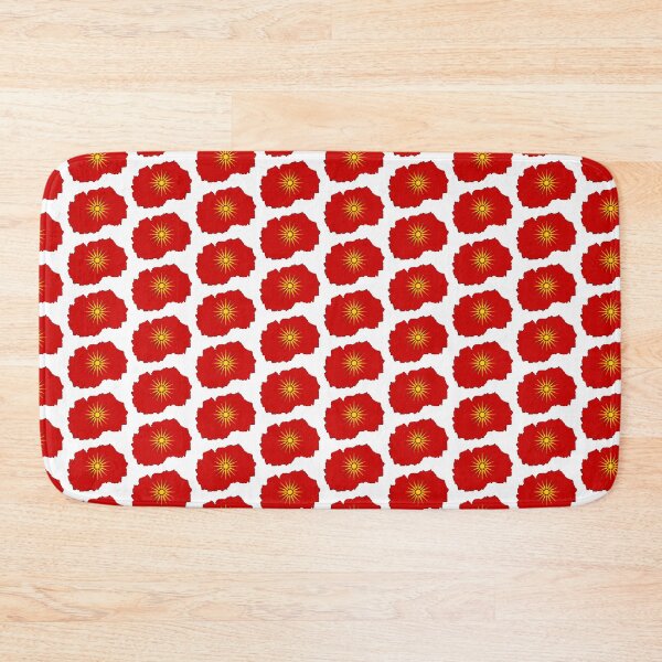 Item preview, Macedonia Map With Macedonian Flag designed and sold by Havocgirl.