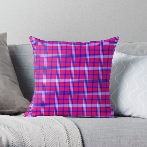 Maasai shúkà pattern II Throw Pillow