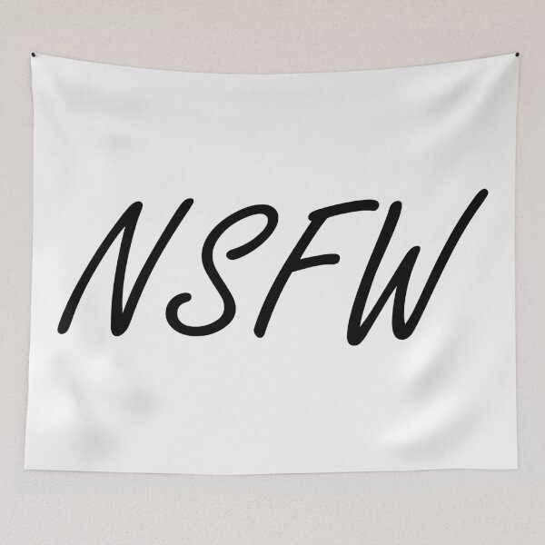 Item preview, "NSFW" Handwriting Lettering designed and sold by Urban-Lettering.