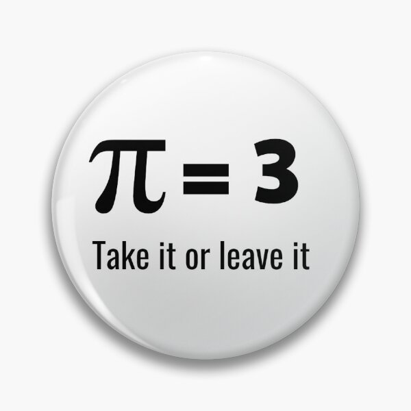 Item preview, Pi equals 3 designed and sold by Matthew-Cahill.