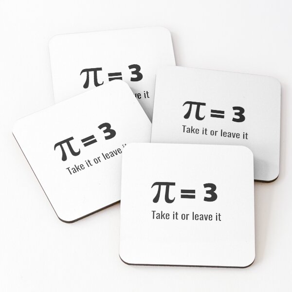 Item preview, Pi equals 3 designed and sold by Matthew-Cahill.