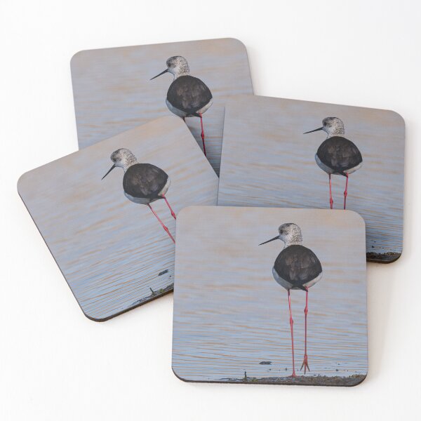 Item preview, Black-winged stilt walks away from me designed and sold by brambillasimone.