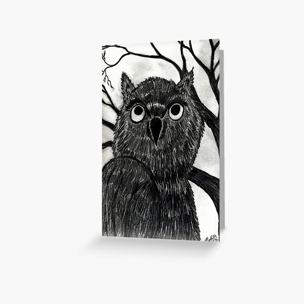 NIGHT OWL Greeting Card