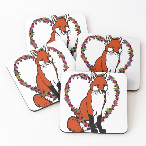 Item preview, love foxes designed and sold by BellsPainting.