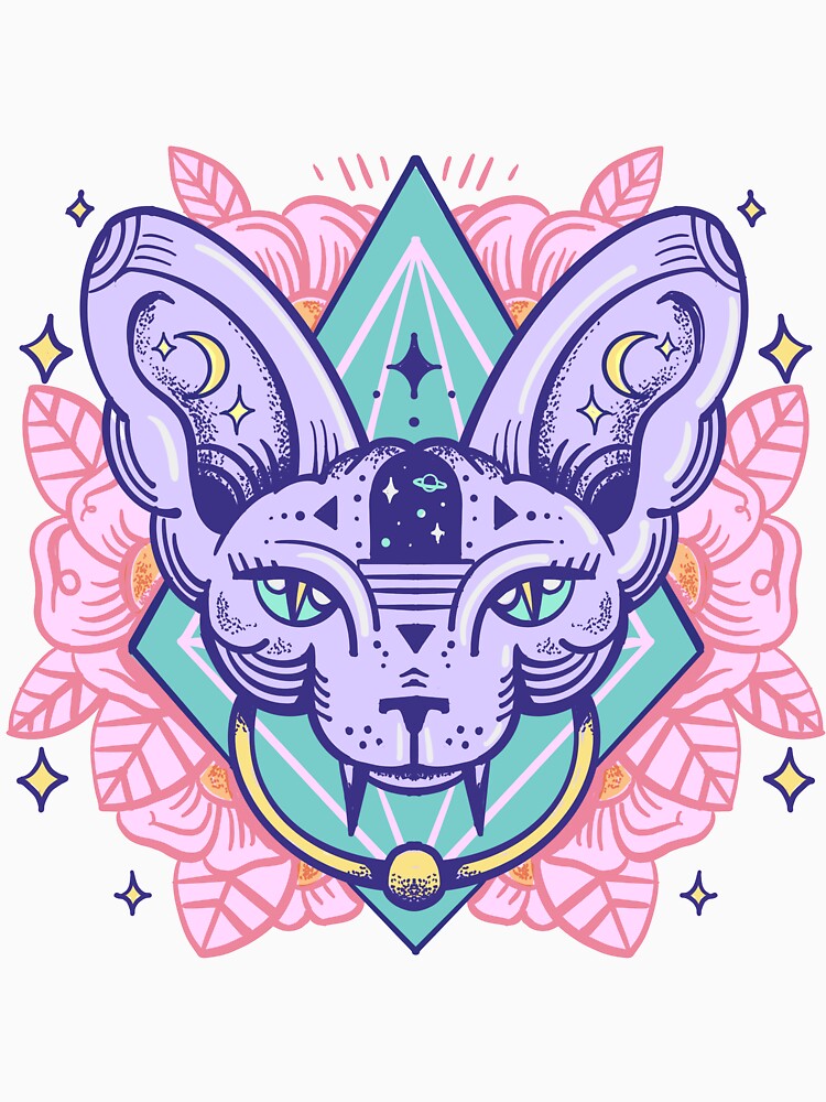 "Sphynx cat door knocker" Tshirt for Sale by Paolavk Redbubble