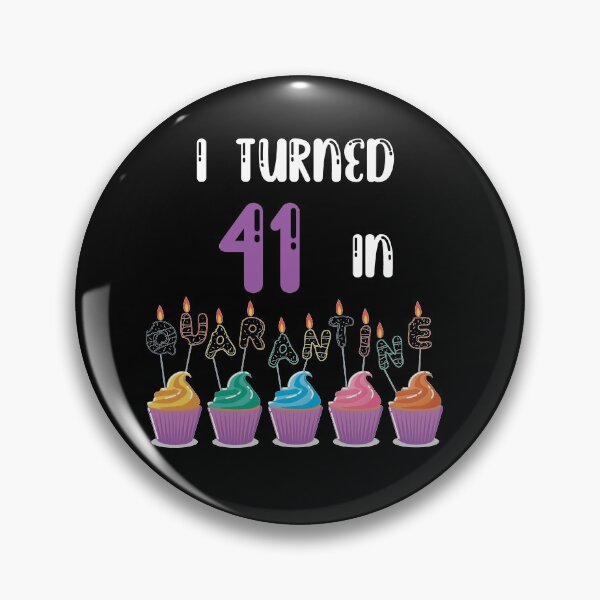 Item preview, I Turned 41 In Quarantine funny idea birthday T-shirt designed and sold by fatoajmii.