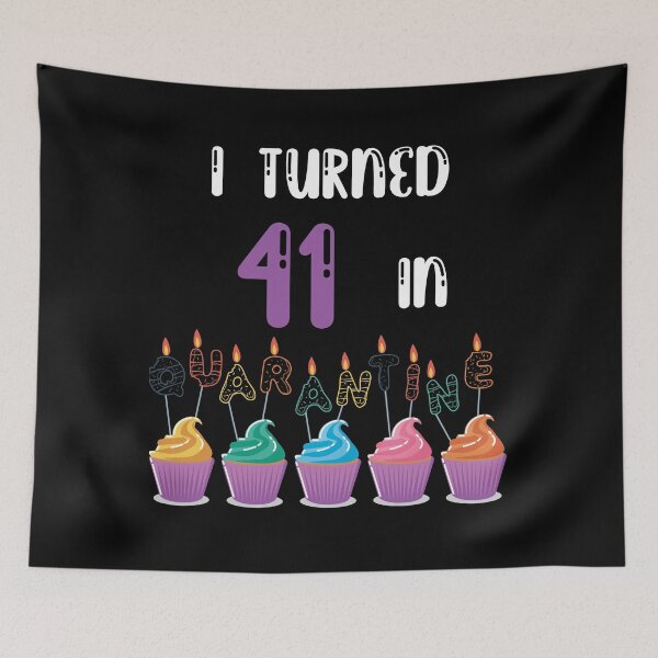 Item preview, I Turned 41 In Quarantine funny idea birthday T-shirt designed and sold by fatoajmii.