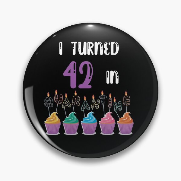 Item preview, I Turned 42 In Quarantine funny idea birthday T-shirt designed and sold by fatoajmii.