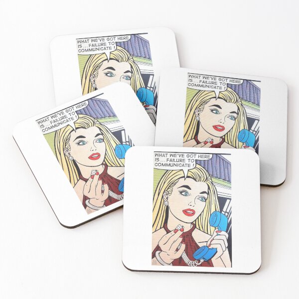 Item preview, What we got here is a failure to communicate pop art girl designed and sold by MindChirp.