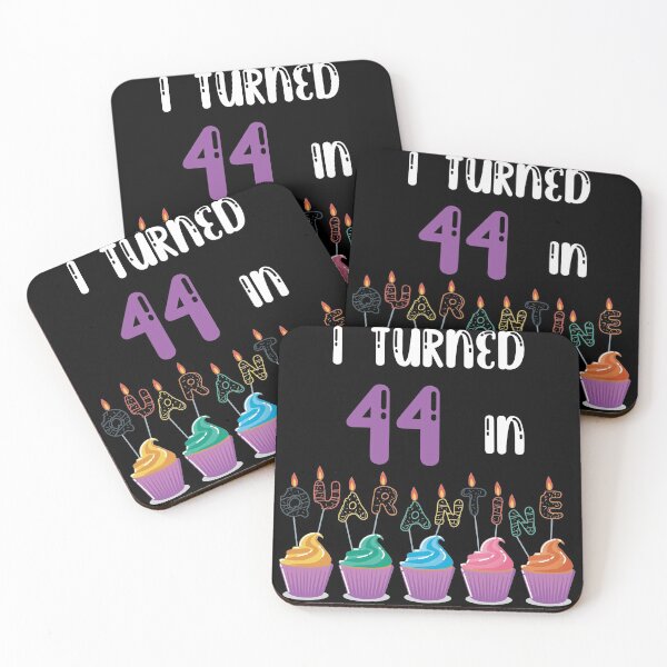 Item preview, I Turned 44 In Quarantine funny idea birthday T-shirt designed and sold by fatoajmii.