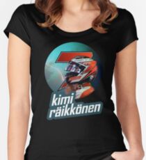 Kimi Raikkonen 7 - 2015 Women's Fitted Scoop T-Shirt