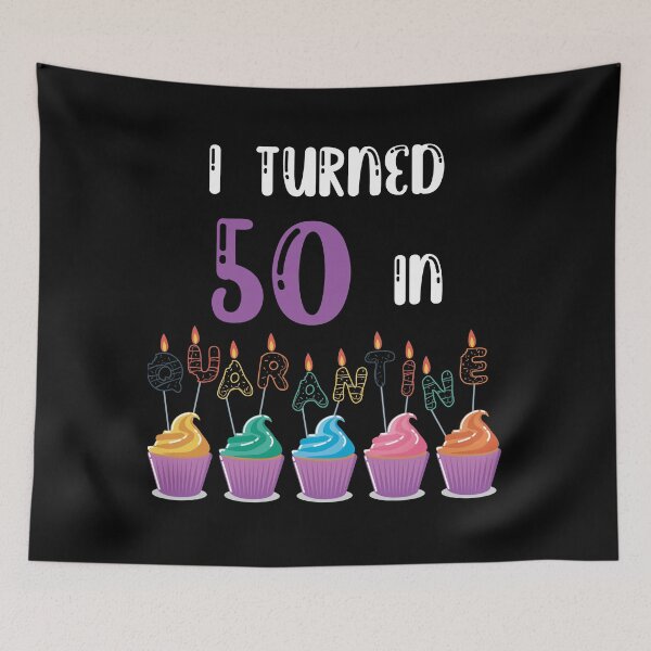 Item preview, I Turned 50 In Quarantine funny idea birthday T-shirt designed and sold by fatoajmii.