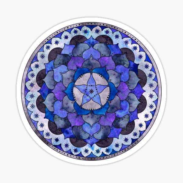 Star Mandala Storm Sticker