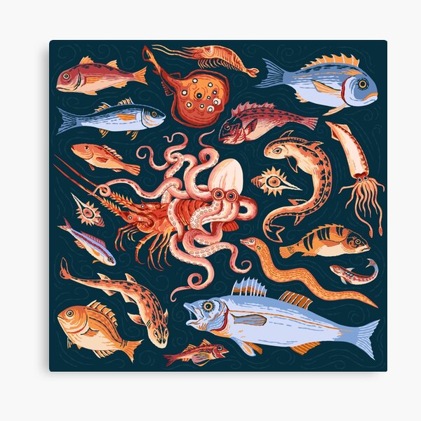 Item preview, Pompeii Marine Mosaic  designed and sold by flaroh.