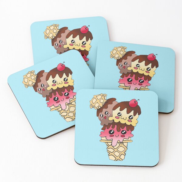 Item preview, Chocolate, Vanilla, And Strawberry Ice Cream designed and sold by missmann.