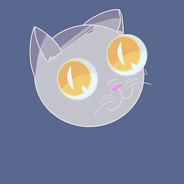 Artwork thumbnail, Round Cat by RClaire