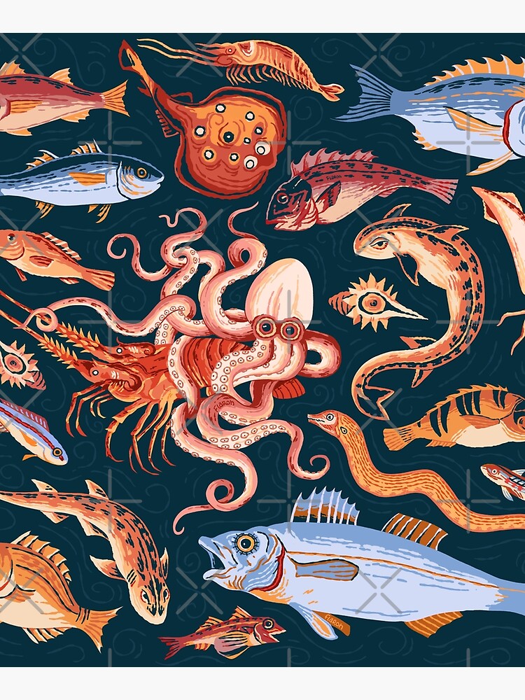 Pompeii Marine Mosaic by flaroh