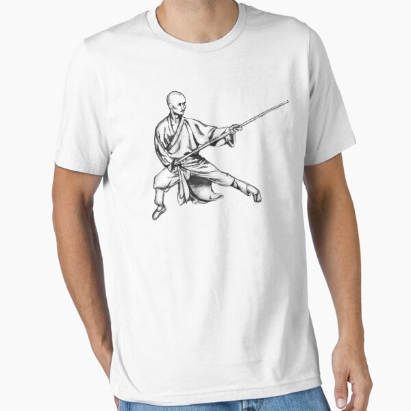 Shaolin Warrior Monk (Kung Fu / Wushu) Essential T-Shirt