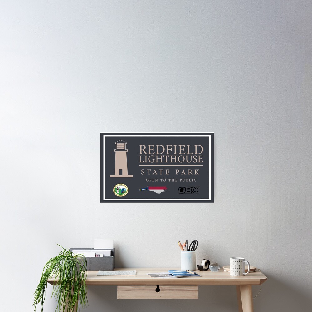 "Redfield Lighthouse Outer Banks Netflix John B OBX" Poster for Sale