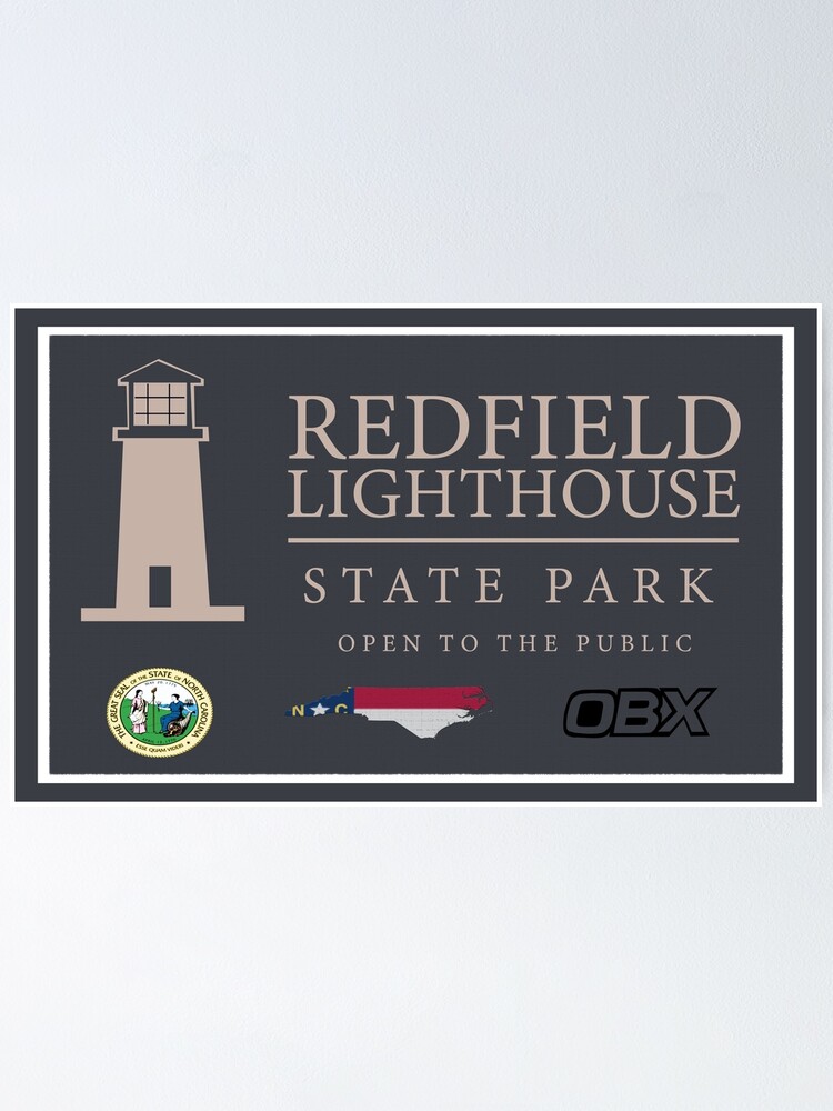 "Redfield Lighthouse Outer Banks Netflix John B OBX" Poster for Sale