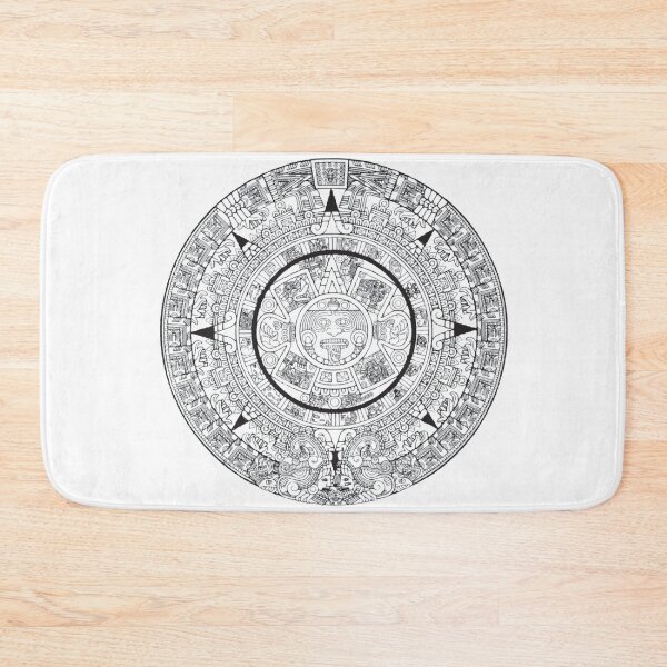 Item preview, AZTEC CALENDAR Vintage Art designed and sold by Bruce ALMIGHTY Baker.