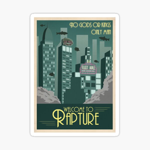 Item preview, Rapture Bioshock Poster designed and sold by shir0gami.