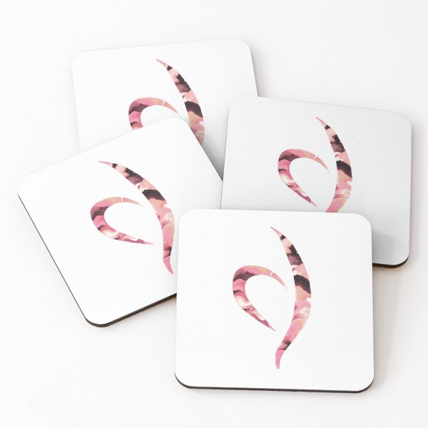 Item preview, Coral Marbled Neda Symbol designed and sold by starbucksjoy.