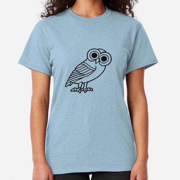 greek owl greece athena Classic T-Shirt