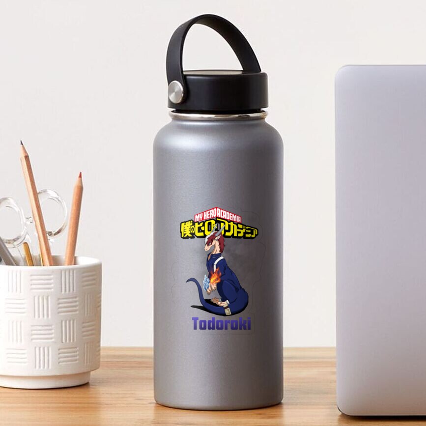 Roffatide Anime My Hero Academia Shoto Todoroki Stainless Steel Thermos  Water Bottle Hot & Cold for Hours Insulated Bottle