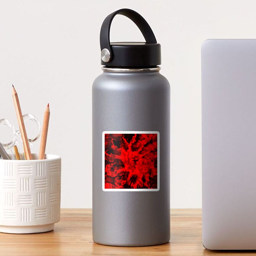 Red Abstraction Sticker